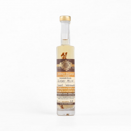 Hišno žganje s sladkim pelinom (100 ml, 350 ml ali 500 ml)-Žganje