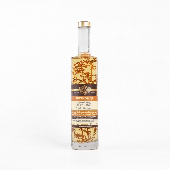 Hišno žganje s sladkim pelinom (100 ml, 350 ml ali 500 ml)-Žganje