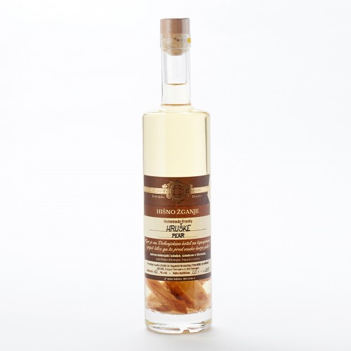 Hišno žganje s suhimi hruškami (100 ml, 350 ml ali 500 ml) Hišno žganje s suhimi hruškami (100 ml, 350 ml ali 500 ml)