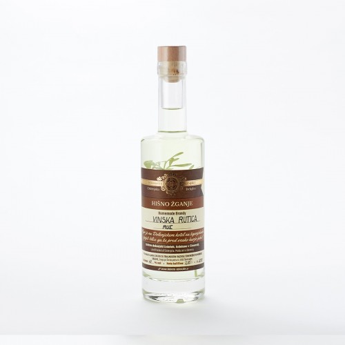 Hišno žganje z vinsko rutico (100 ml, 350 ml ali 500 ml)