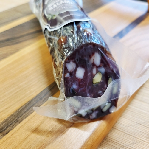 Divjačinska salama z bučnimi semeni (62 % divjačinskega mesa)