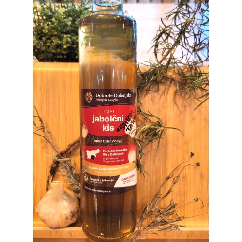 Hišni jabolčni kis z zelišči 0,5 l - Kis štirih tatov