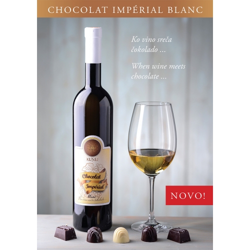 Vino z belo čokolado Blanc (0,375 L)
