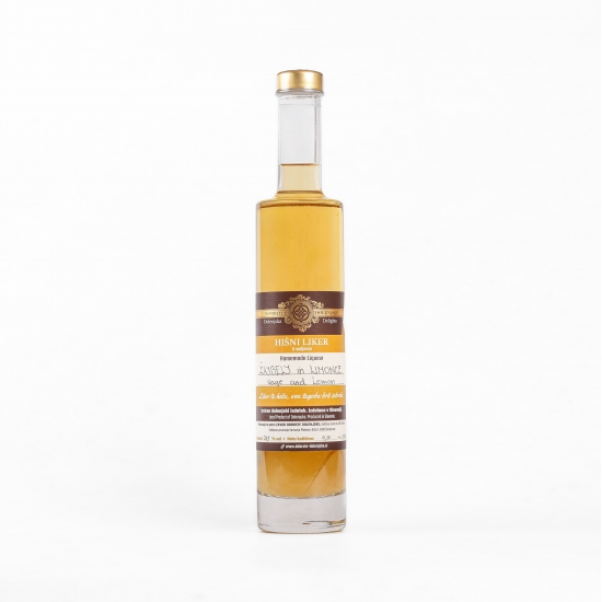 Hišni liker - žajbelj in limona (100 ml, 350 ml ali 500 ml)-Likerji