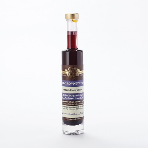 Hišni borovničev liker (100 ml, 350 ml ali 500 ml)