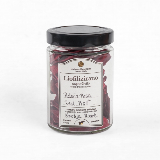 Liofilizirana rdeča pesa v kozarčku (30 g)