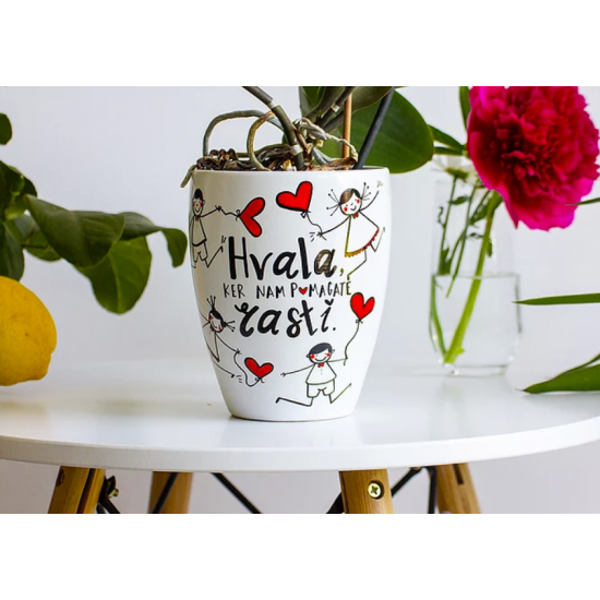 Keramična vaza za rože-