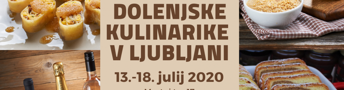 Teden dolenjske kulinarike v Ljubljani 2020