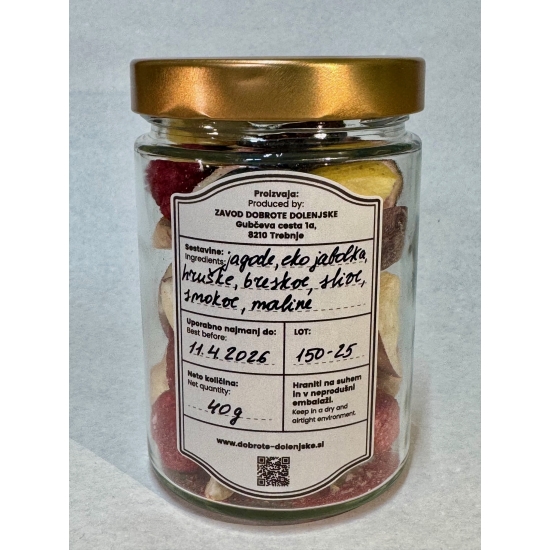 Mešano liofilizirano sadje (45 g)